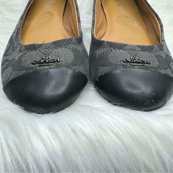 Coach Chelsea Signature Logo Ballet Flats 8.5 - Picture 3 of 8
